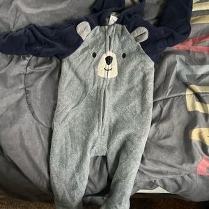 Warm winter baby one piece